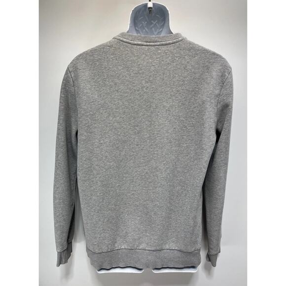 CALVIN KLEIN MENS GRAY FLEECE CREW NECK LONG SLEEVE SWEATSHIRT SIZE L - Picture 4 of 7